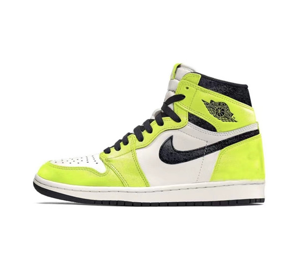 Men's Running Weapon Air Jordan 1 Green/White Shoes 279 Men's Running Weapon Air Jordan 1 Green/White Shoes 279